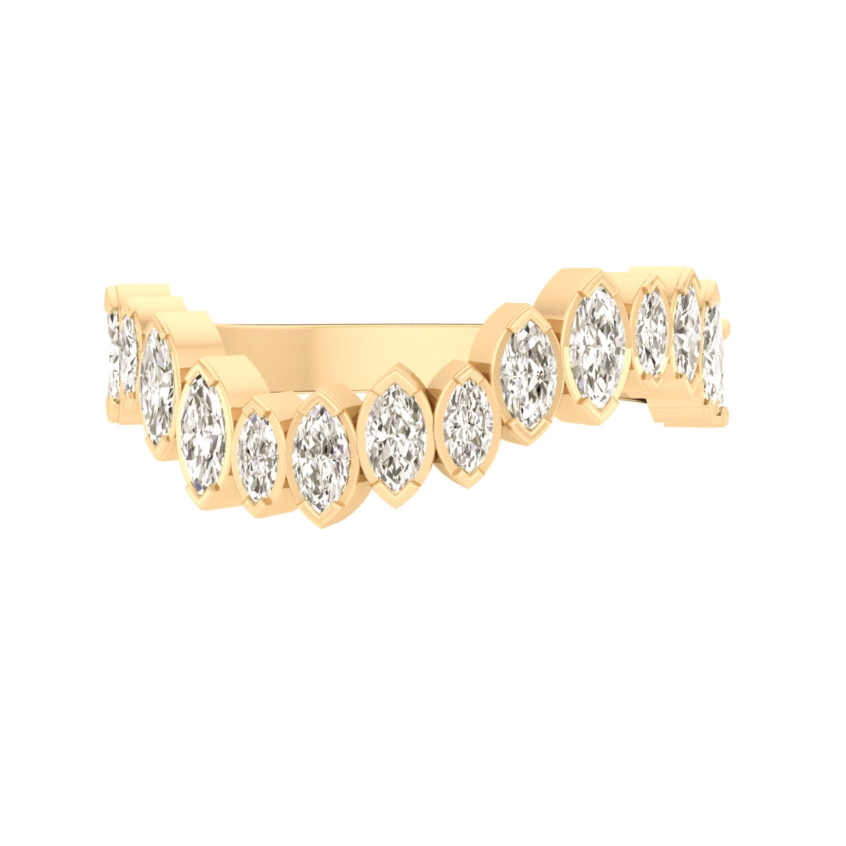 Wave Cascade Ring